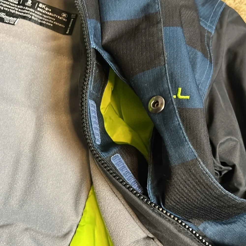O’Neill Youth Baller Snow Board Jacket Blue Wing Teal Size 12